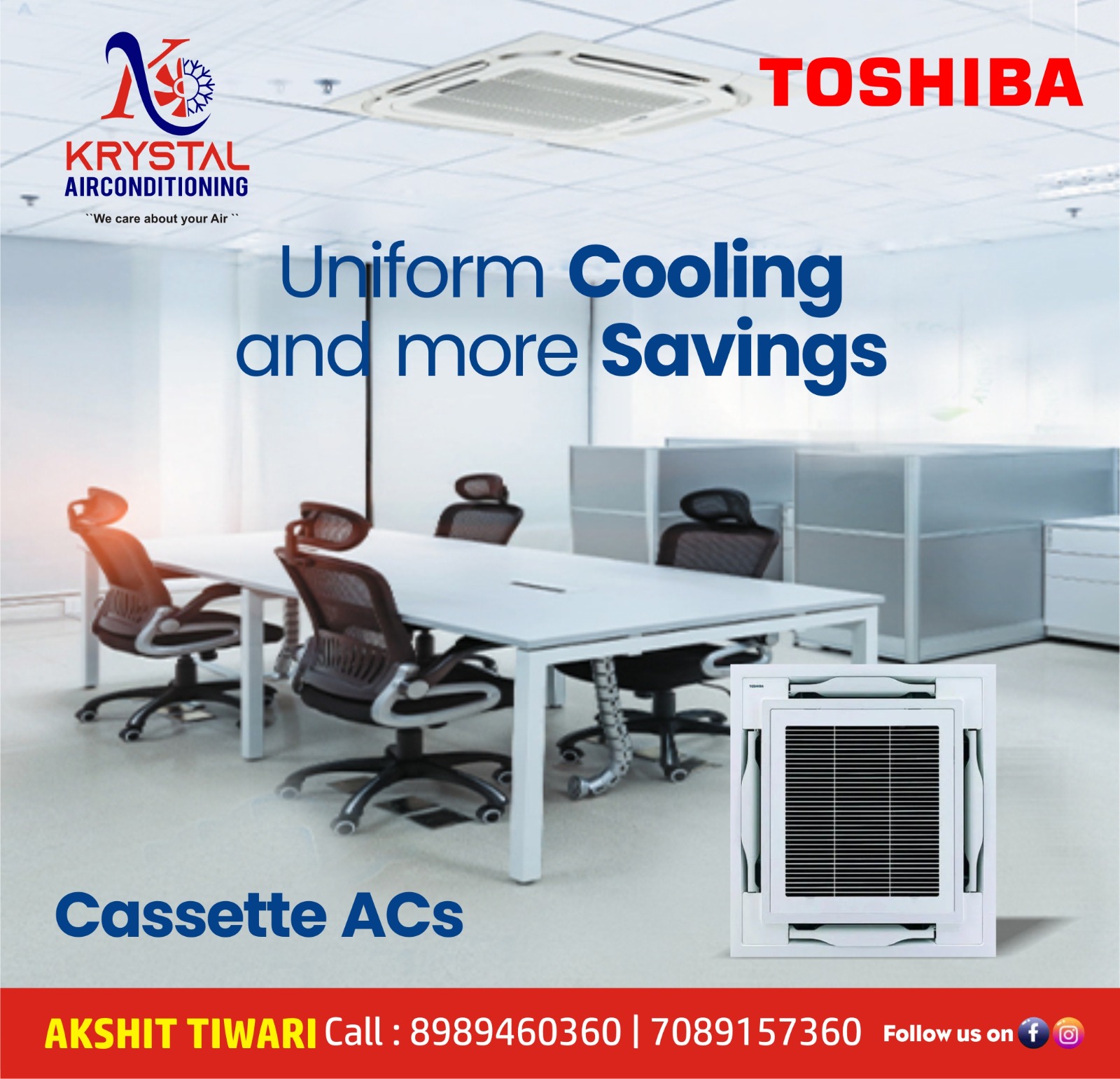 Best Toshiba Cassette AC Dealer in Indore