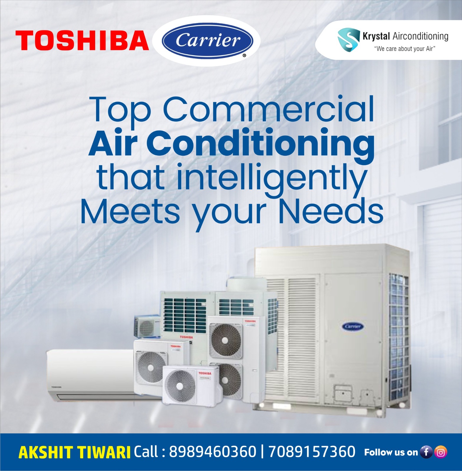 Best Supplier of Commercial Air Conditioning Solutions in Indore