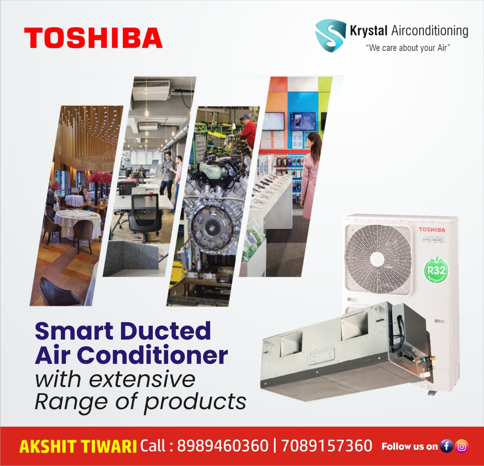 Best Toshiba Ducted AC Supplier in Indore