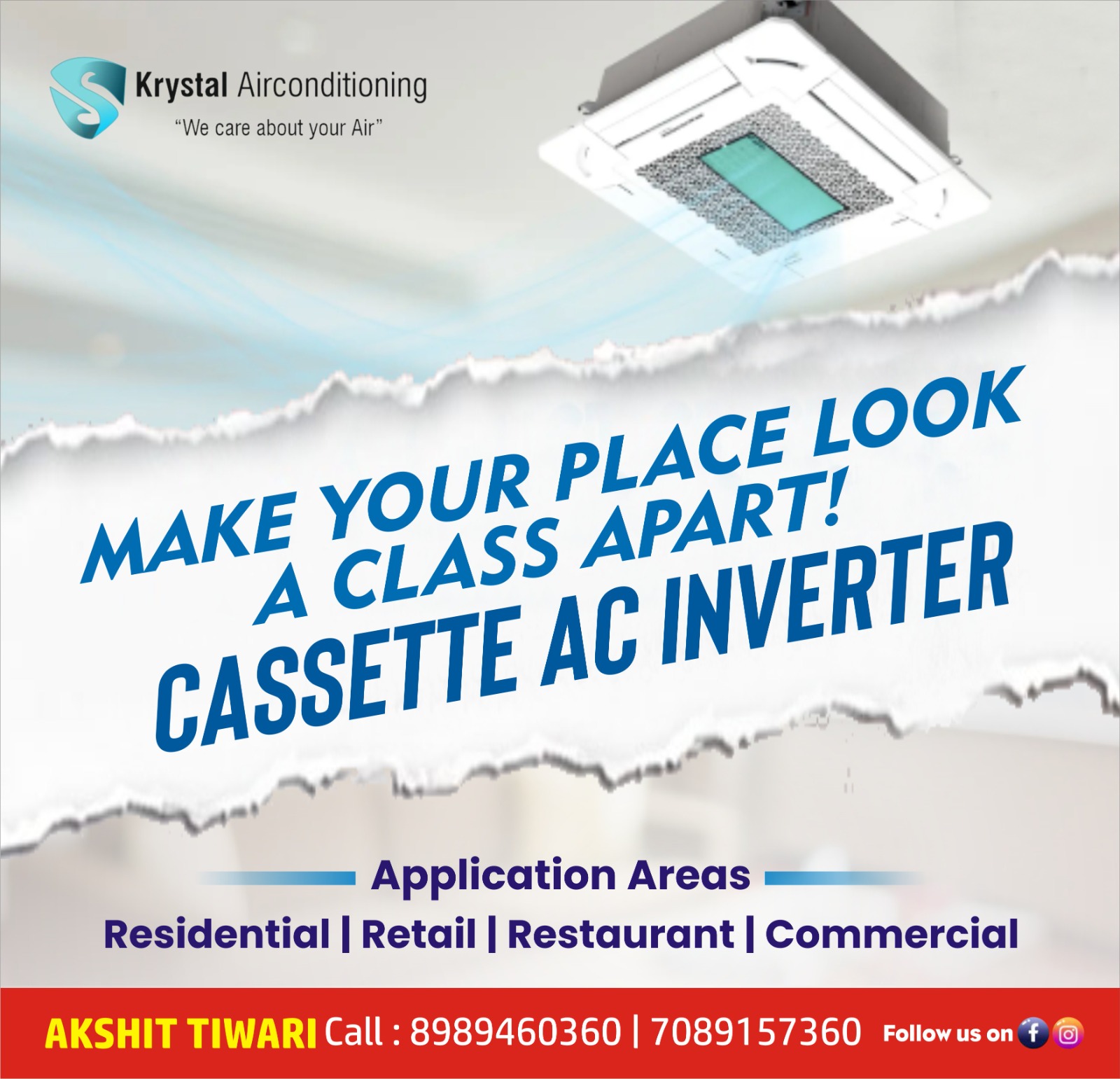 Best Cassette AC Inverter Dealer in Indore