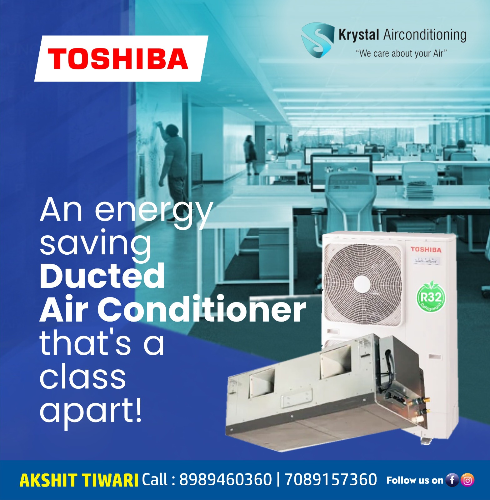 Best Toshiba Ducted AC Supplier in Indore