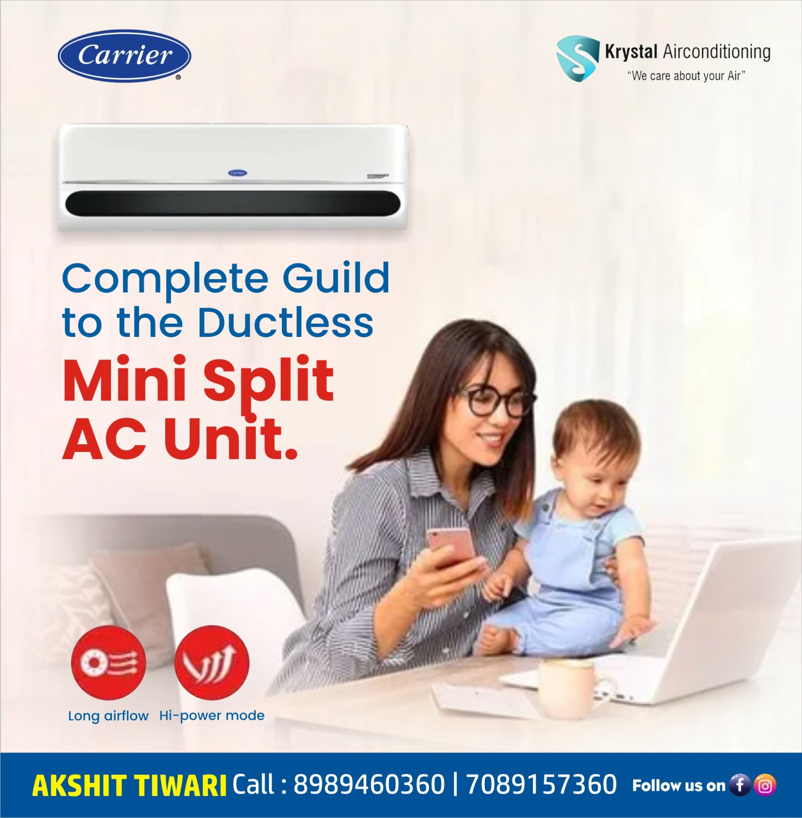 Best Carrier Mini Split AC Supplier in Indore