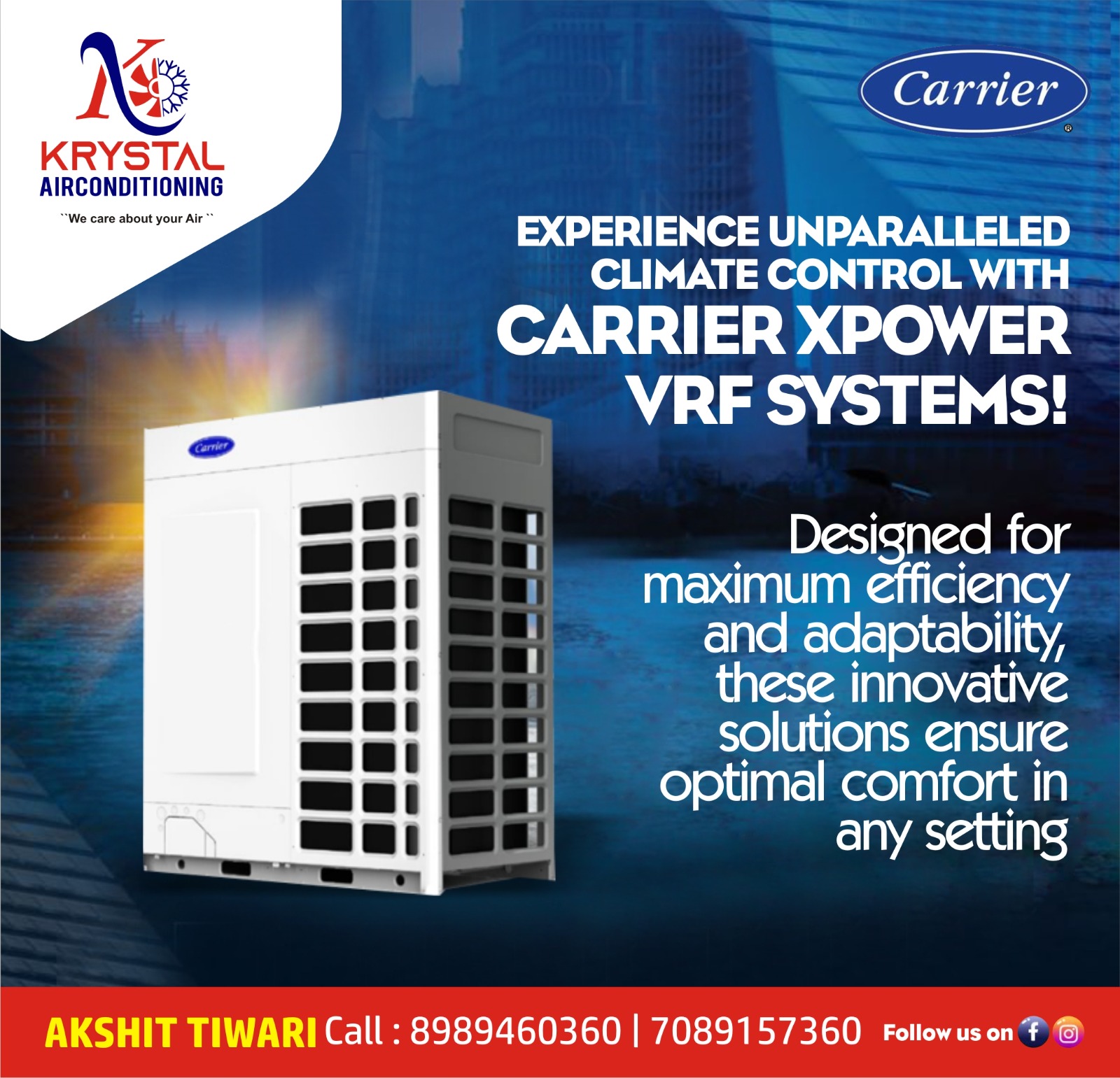 VRF AC System Distributor in Indore