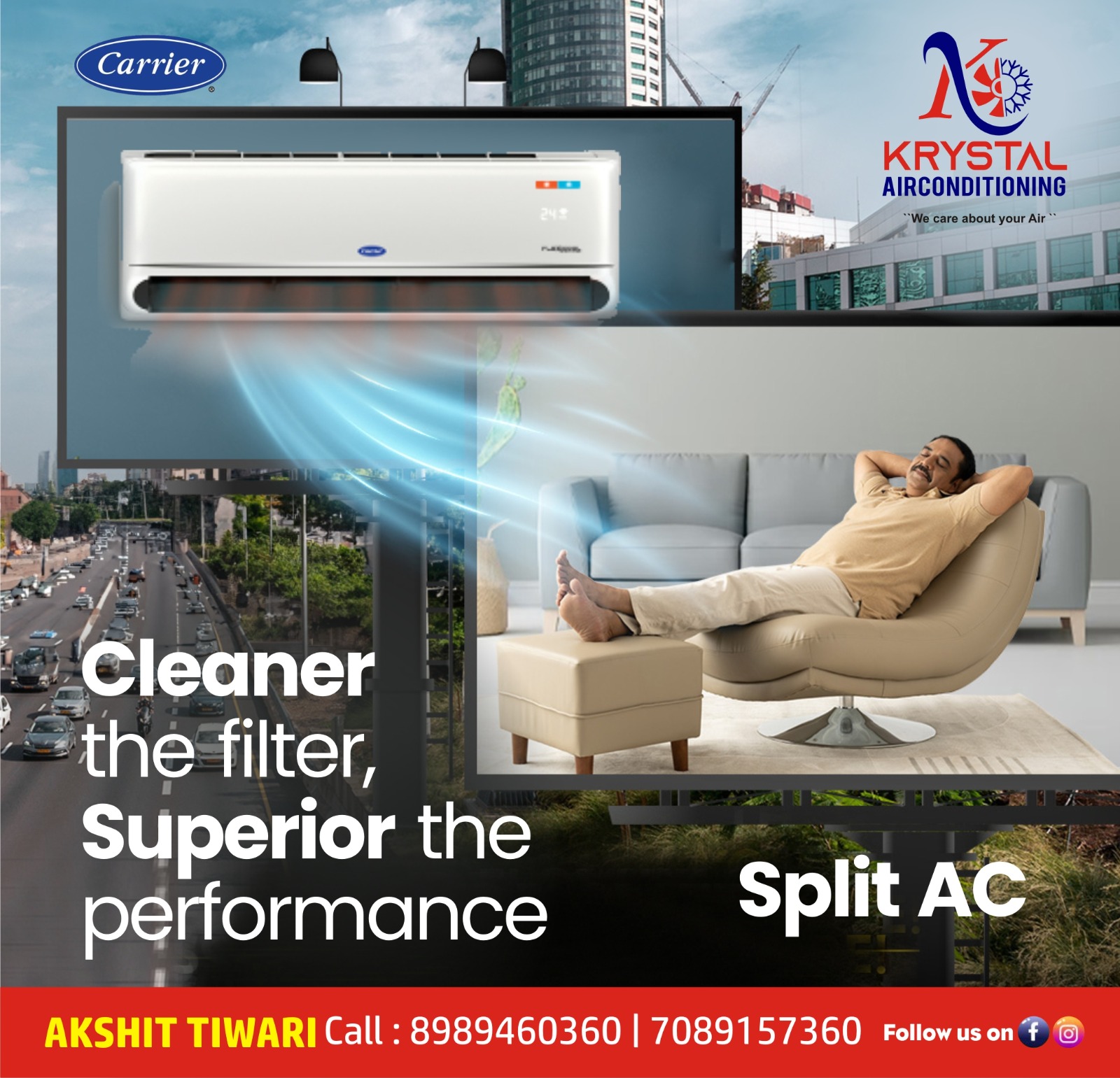 Best Carrier Split AC Supplier in Indore