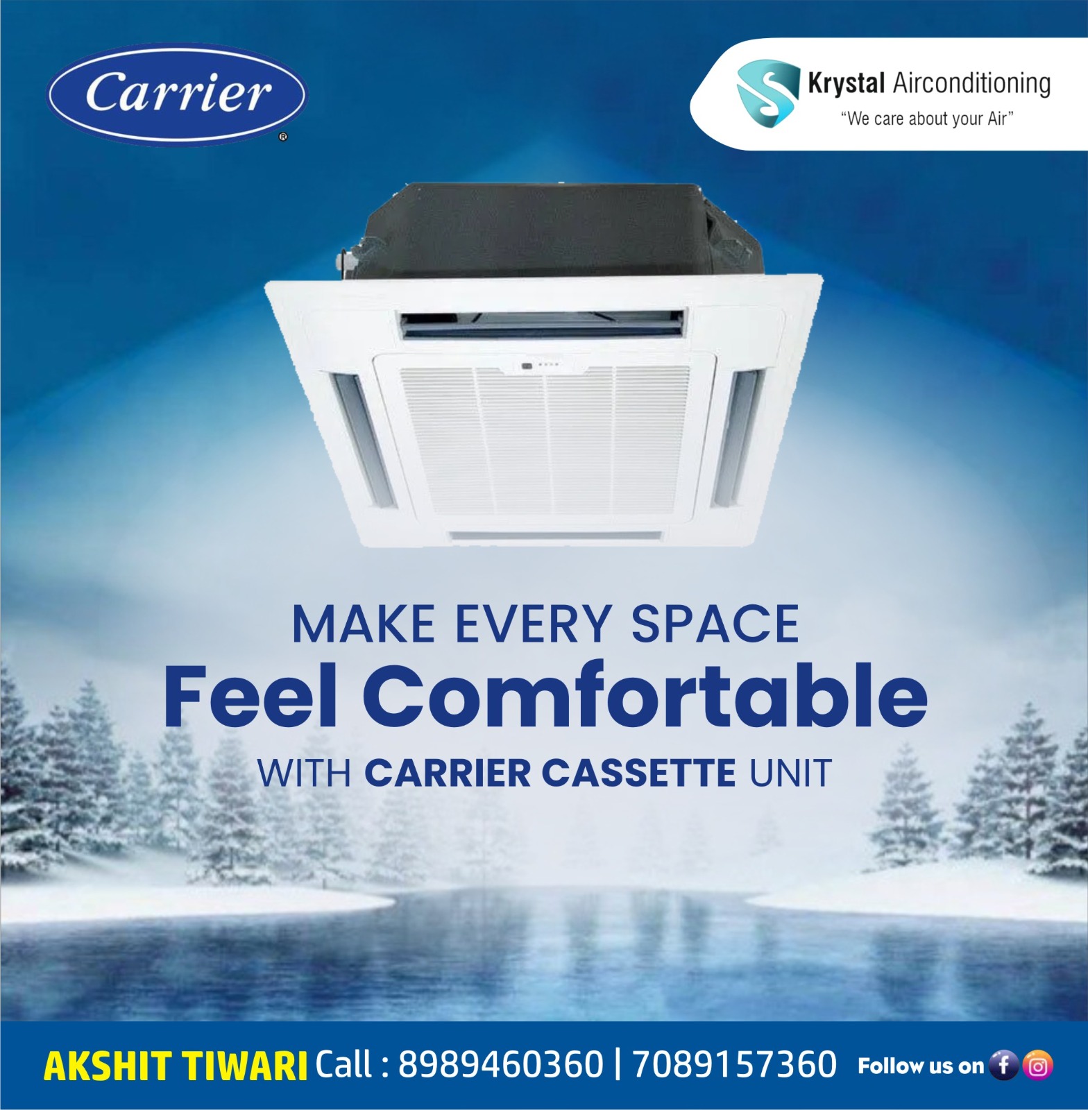 Best Carrier Cassette AC supplier in Indore