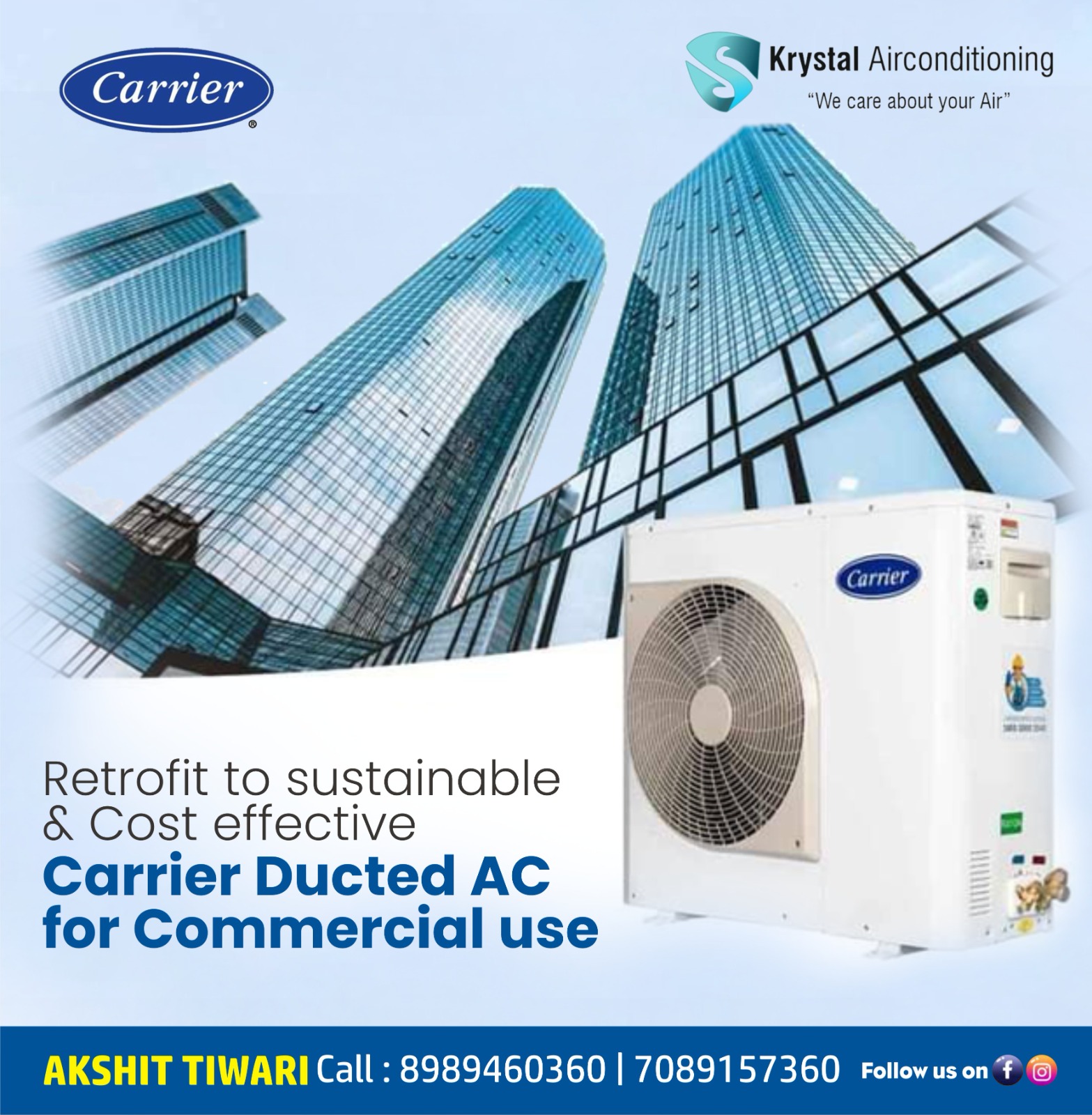 Best Supplier of Carrier Ducted AC in Indore